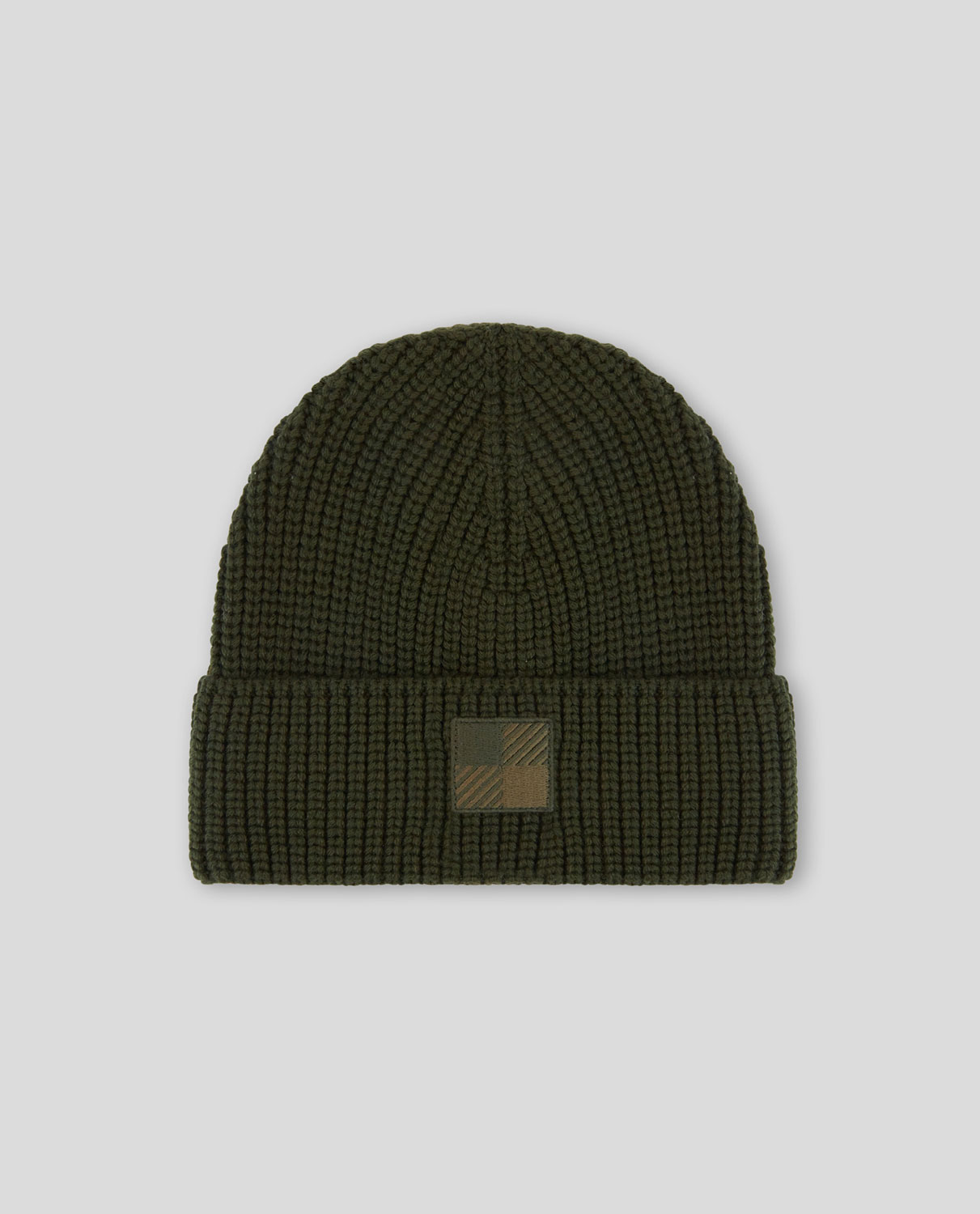 Cappello Uomo Woolrich Logo Beanie Hat Verde