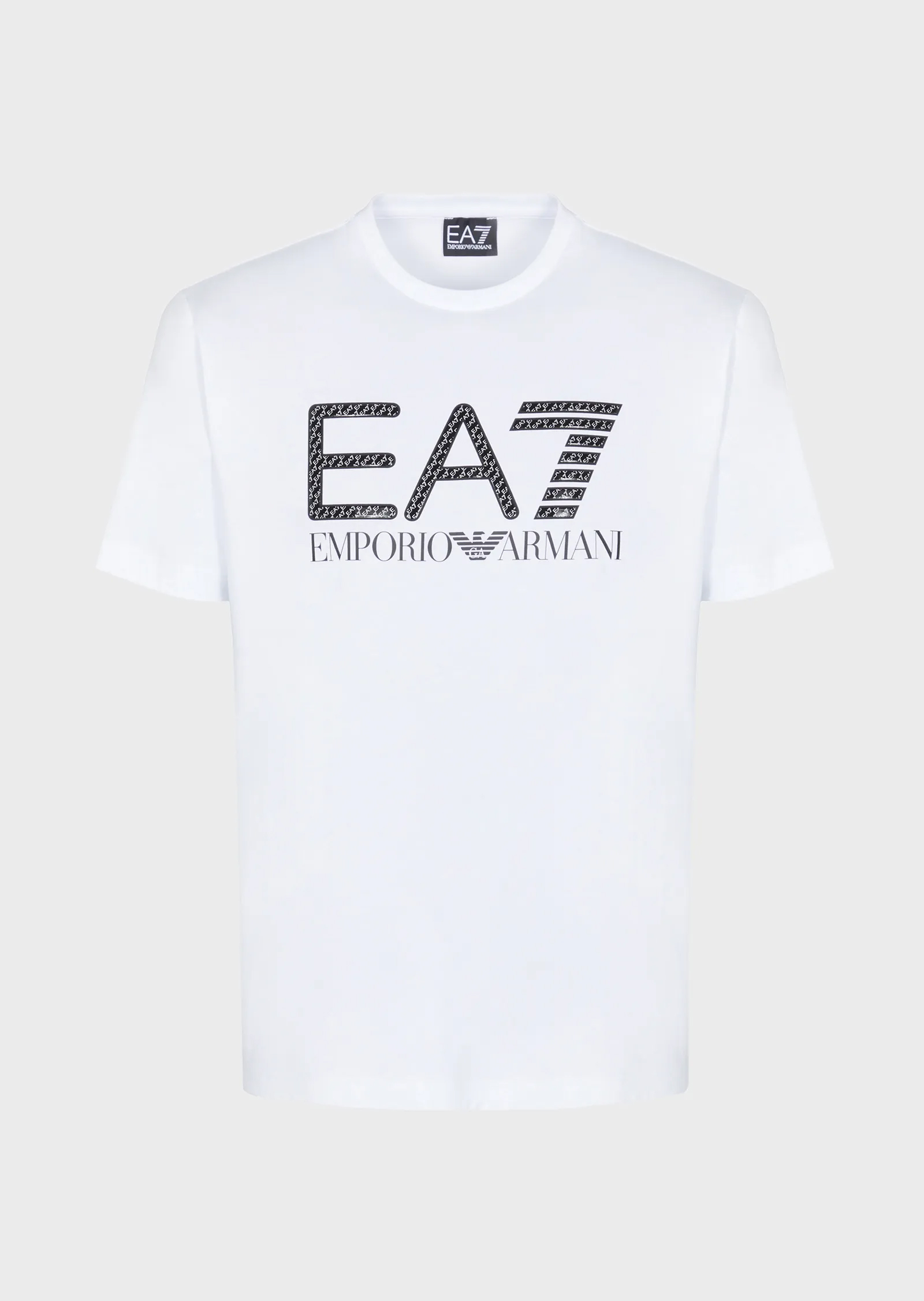 EA7 TShirt Uomo Maxi Logo Regular Bianco