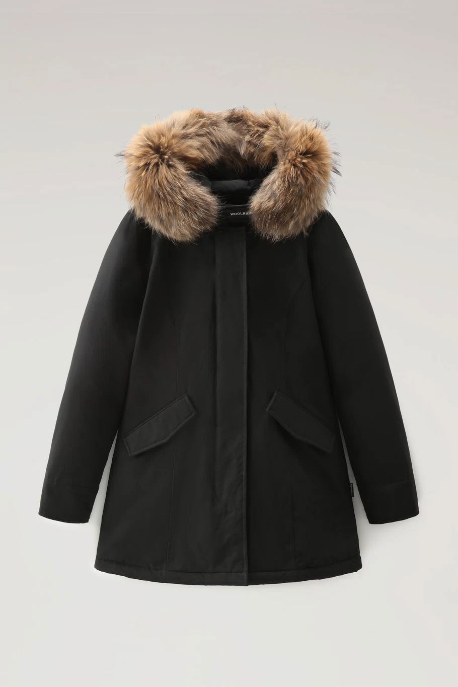 Giaccone Woolrich Artic Racoon Parka Nero