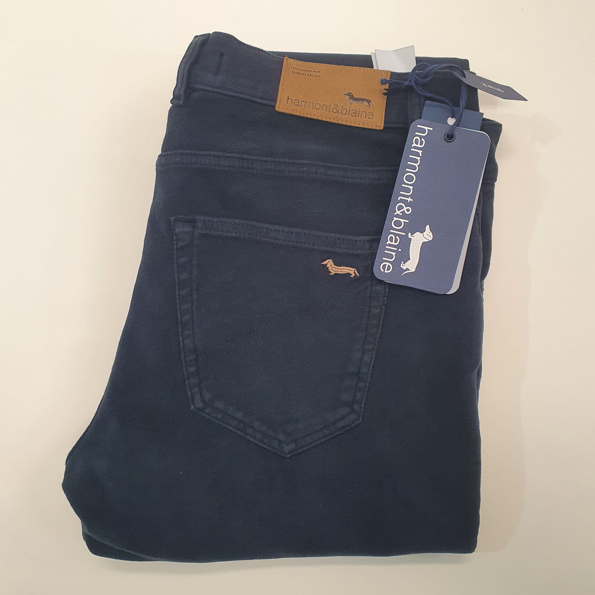 Pantalone HARMONT & BLAINE 5 tasche fust Blu