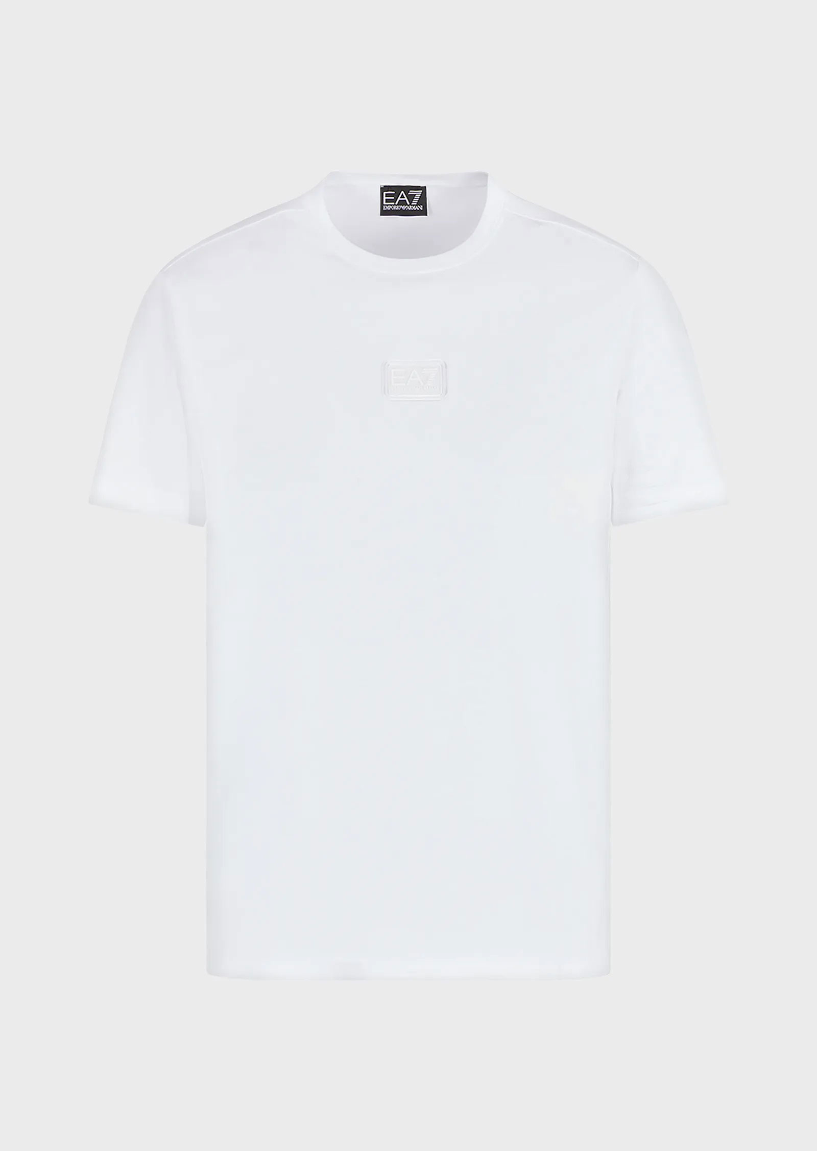 T-shirt EA7 7 Core Identity In Cotone Bianco