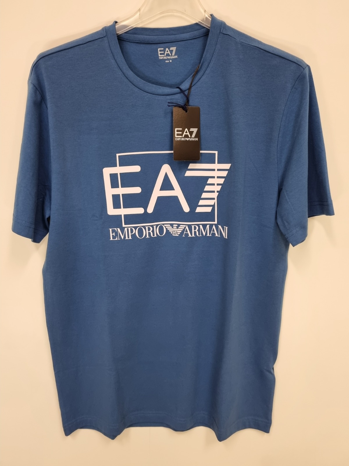 T-shirt EA7 Slim Scritta Aviazione