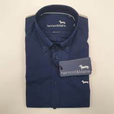 Camicia HARMONT & BLAINE Botton Down regolare Blu