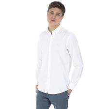 Camicia Uomo Harmont&Blain Essential In Cotone Tinta Unita Bianco