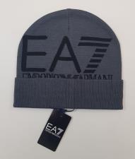 Cappello EA7 Lana Logo Grigio