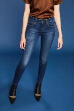 Jeans Donna kaos Denim Silvia Skinny High Waist Blu
