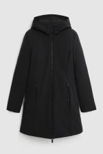 Parka Donna Woolrich Firth In Softh Shell Nero