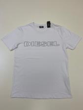 T-Shirt Diesel Mezza Manica Bianco