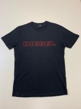 T-Shirt Diesel Mezza Manica Nero